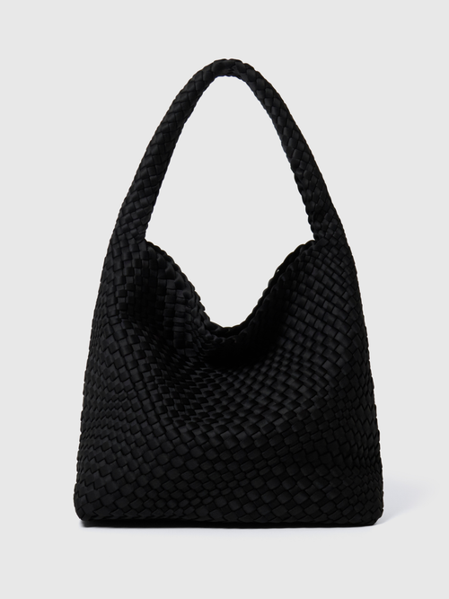 Arco Medium shoulder bag by Rivolla — softly structured with contoured strap and magnetic closure