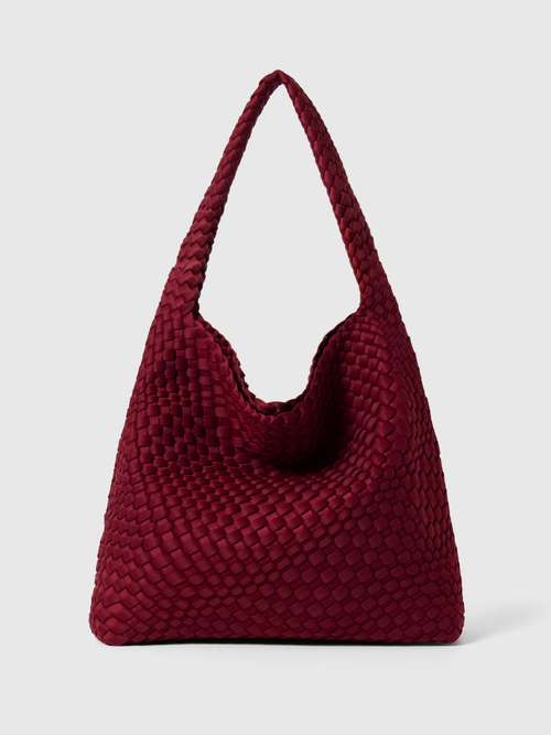 Arco Medium shoulder bag by Rivolla — softly structured with contoured strap and magnetic closure