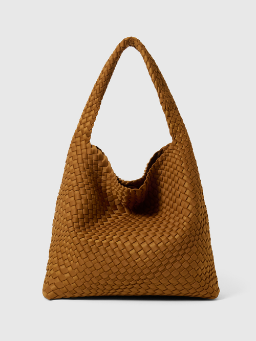 Arco Medium shoulder bag by Rivolla — softly structured with contoured strap and magnetic closure