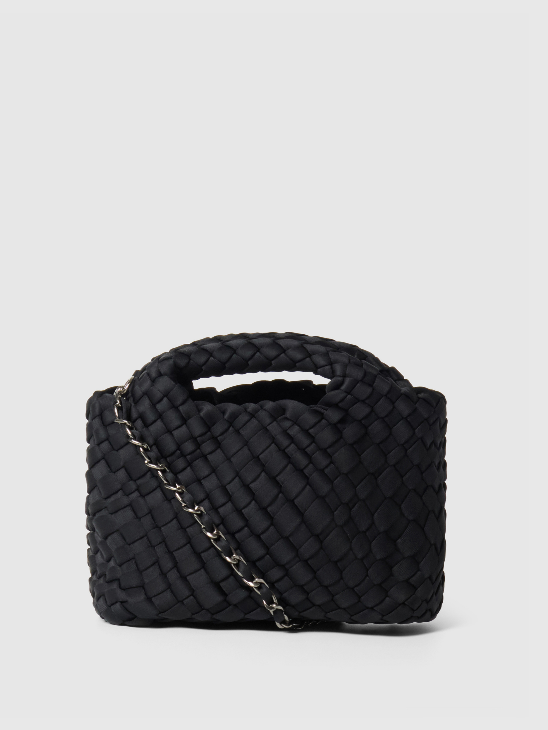 Sorpresa Mini grab bag by Rivolla — compact with magnetic closure and detachable colour-coded chain