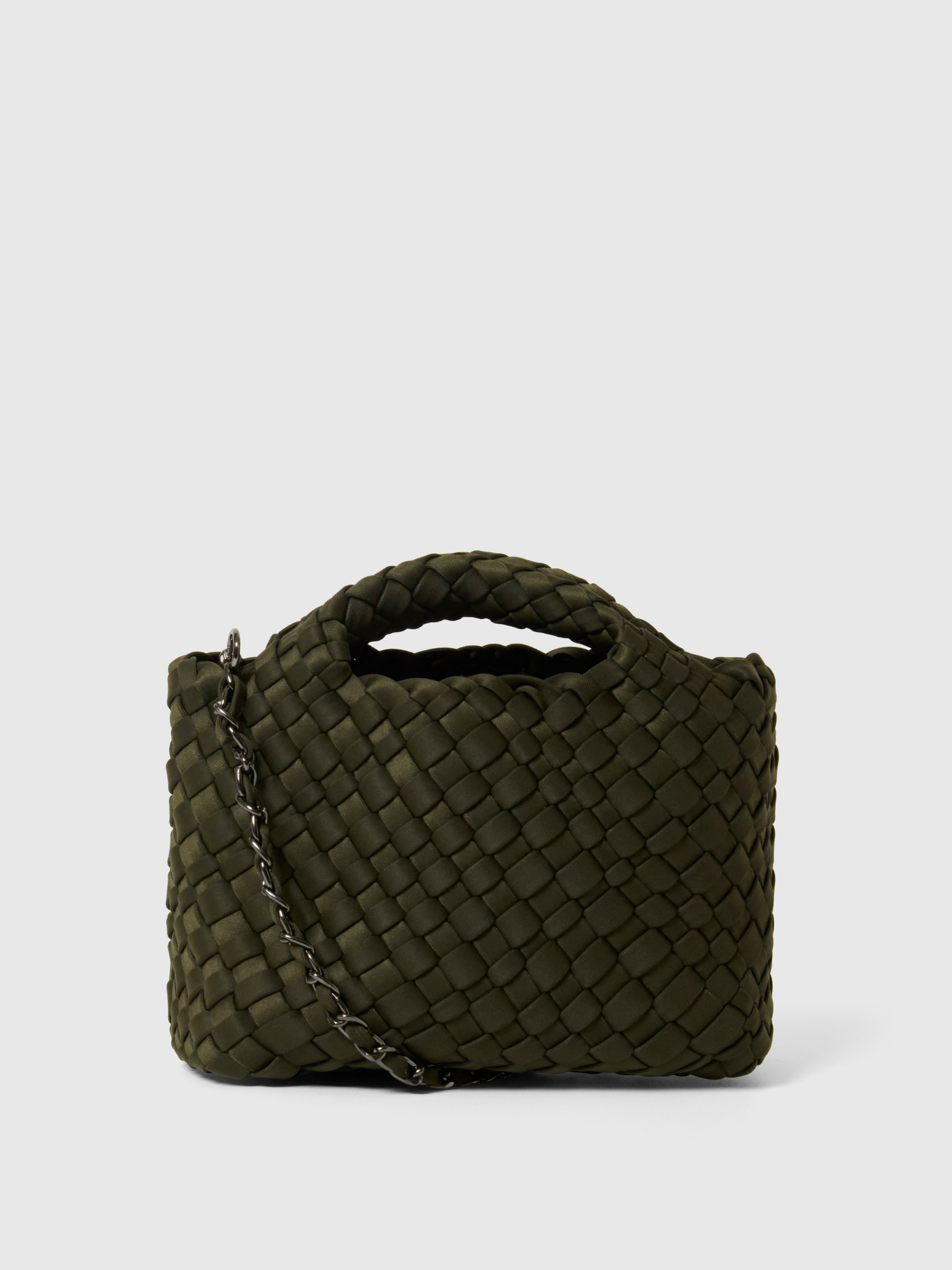 Sorpresa Mini grab bag by Rivolla — compact with magnetic closure and detachable colour-coded chain