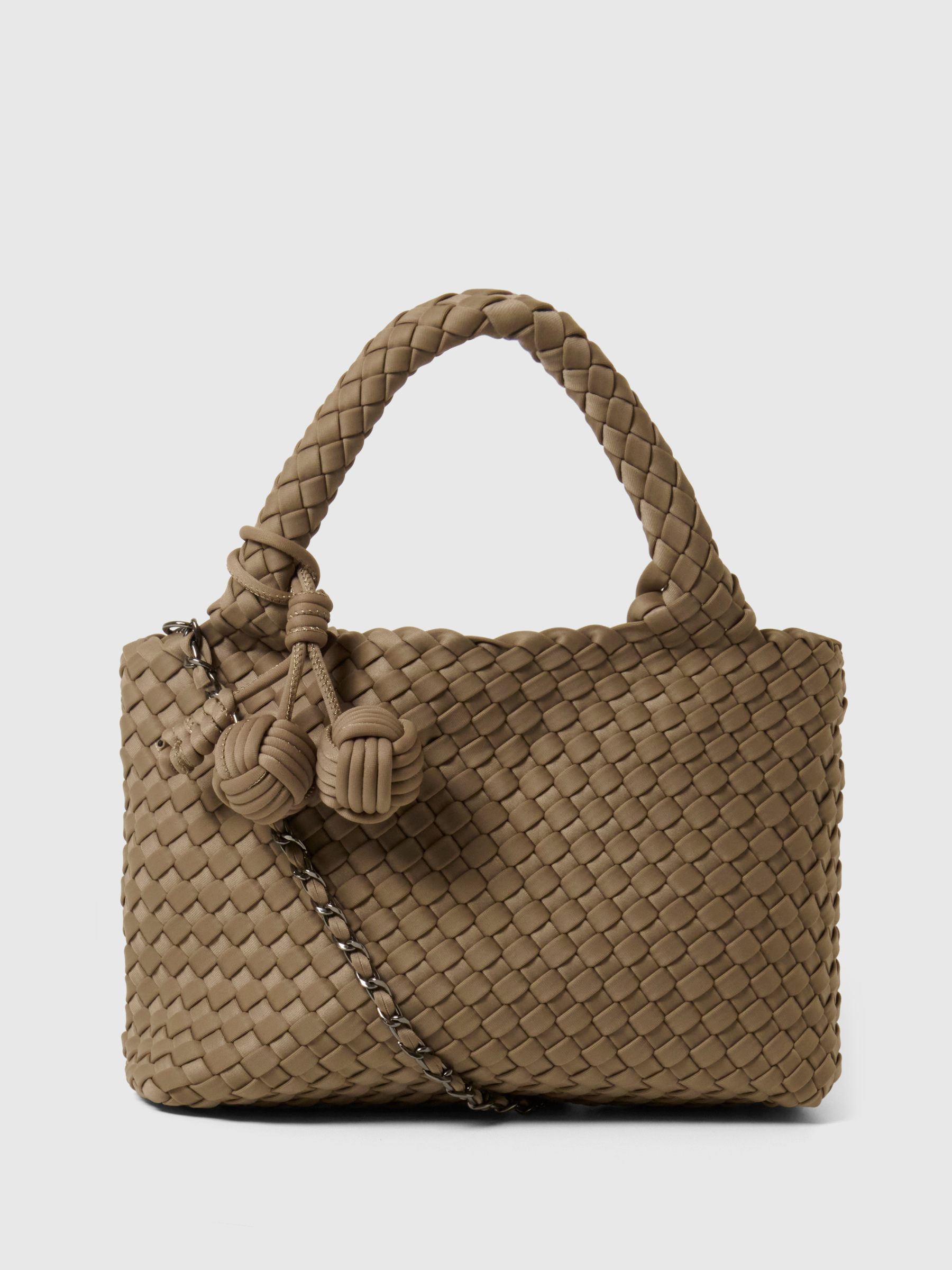 Sorpresa Small grab bag by Rivolla — structured with magnetic closure and detachable chain strap